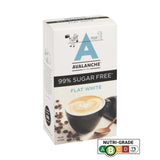AVALANCHE 99% Sugar Free Flat White 140gm 10s