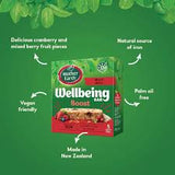 Mother Earth Wellbeing Bars Mixed Berry Boost