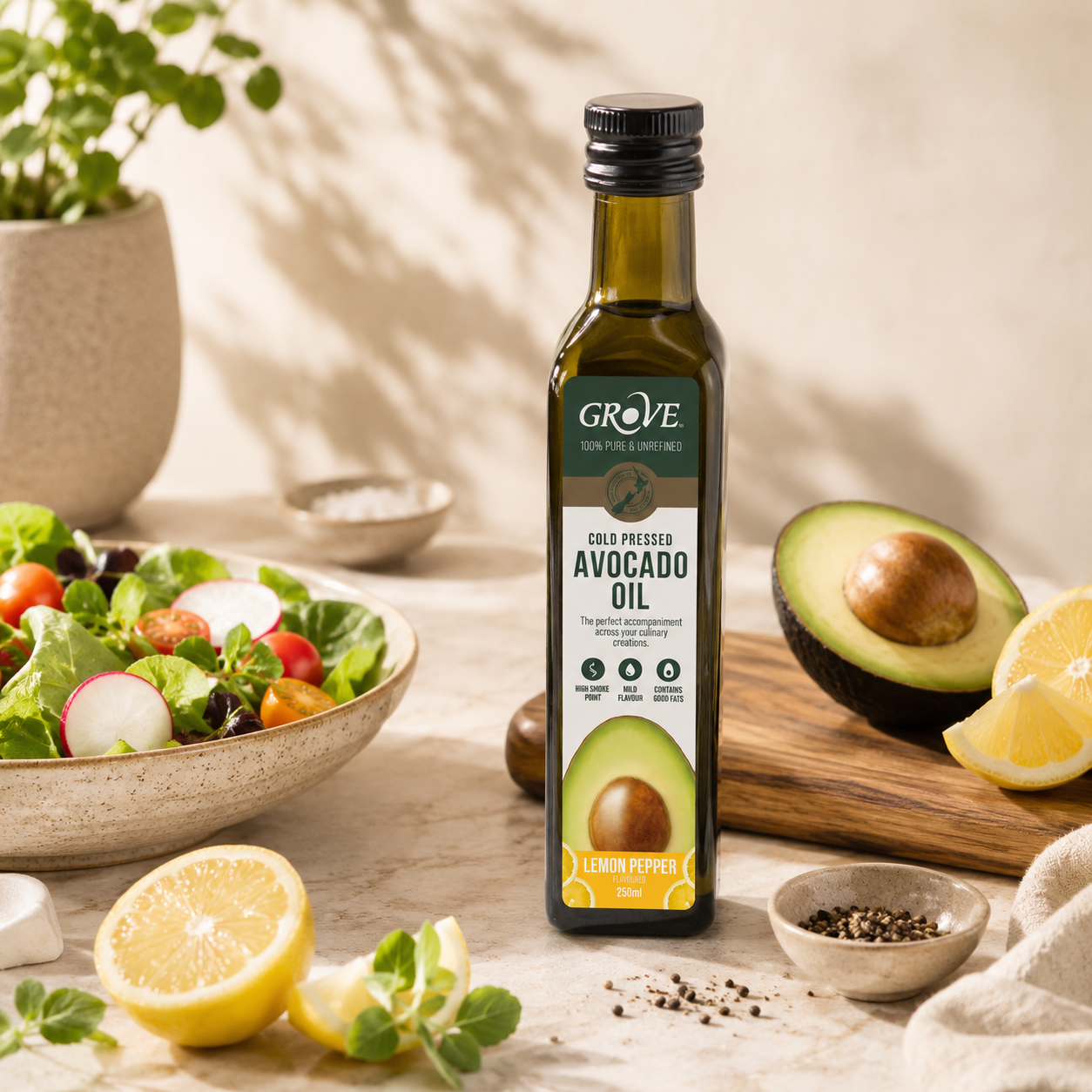 Grove Avocado Oil Lemon Pepper