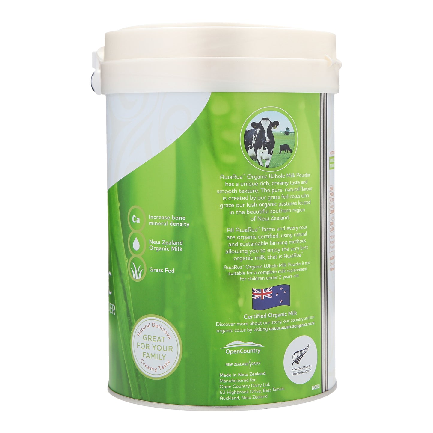 AwaRua Organics Full Cream Milk Powder