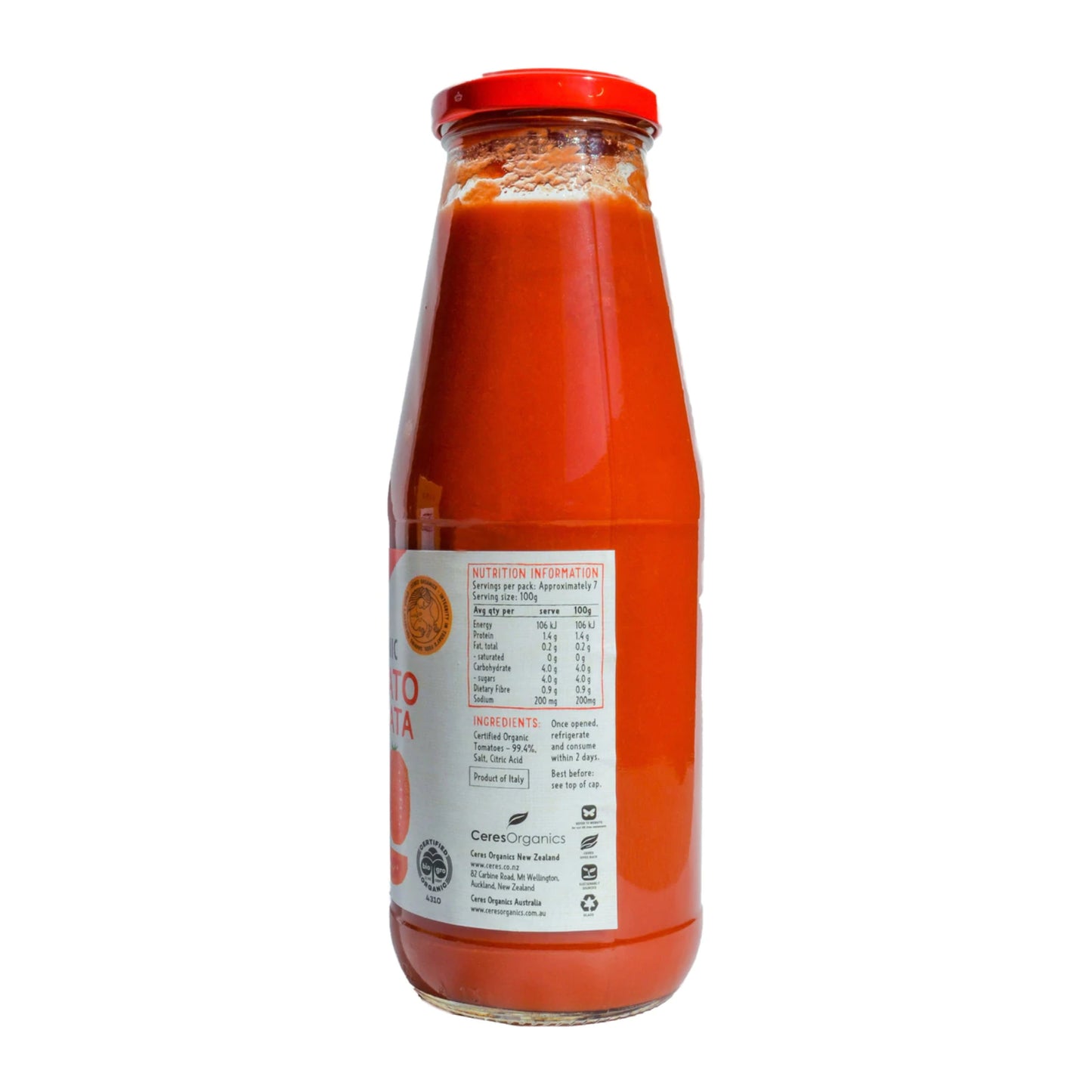 Ceres Organics Organic Tomato Passata 680g