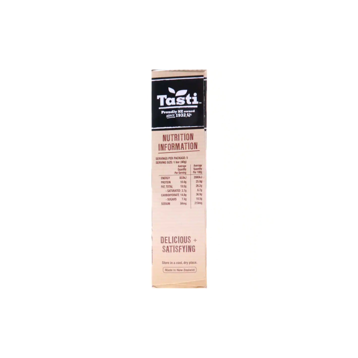 Tasti Protein Bars Nutty Choc