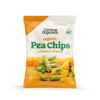 Ceres Organics Cheddar Cheese Pea Chips 100g