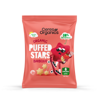 Ceres Organics Puffed Stars Barbeque 80g