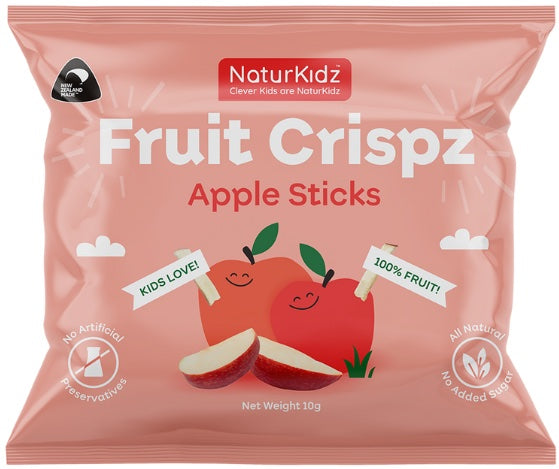 NaturKidz Fruit Crispz - Apple Sticks 10g