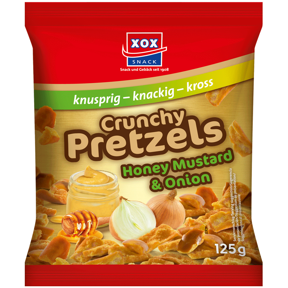 XOX Pretzels Honey Mustard & Onion