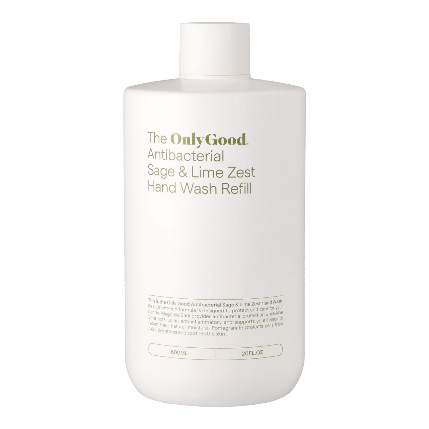 Only Good Natural Soap Free Refill Hand Wash - Sage & Lime Zest (Antibacterial)