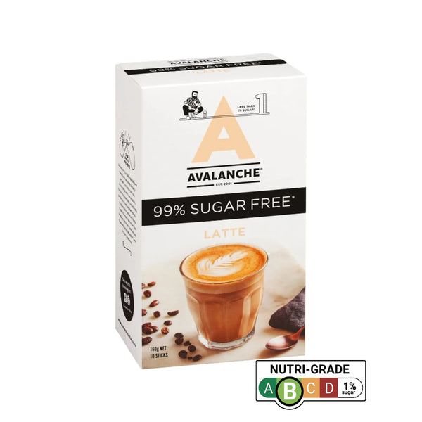 AVALANCHE 99% Sugar Free Latte 160gm 10s