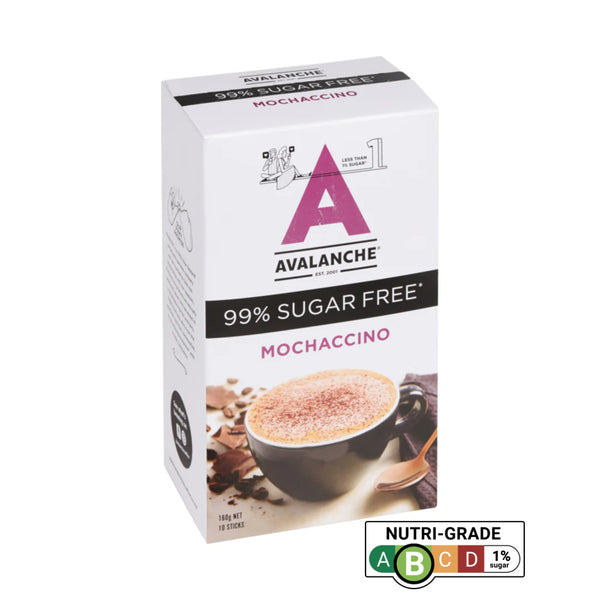 AVALANCHE 99% Sugar Free Mochaccino 160gm 10s