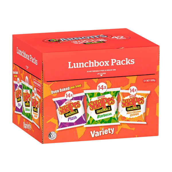 Arnott's Shapes Variety MultiPacks Box Crackers 42x25g