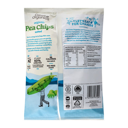 Ceres Organics Salted Pea Chips 100g