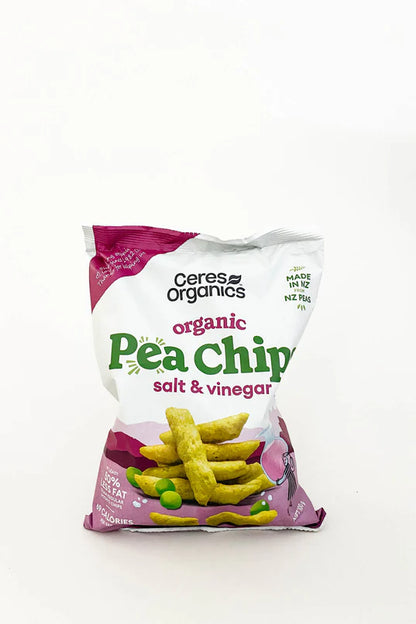 Ceres Organics Salt & Vinegar Pea Chips 100g