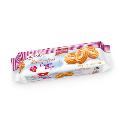Coppenrath Grazer Ringe, Sugar Free and Lactose Free 300g