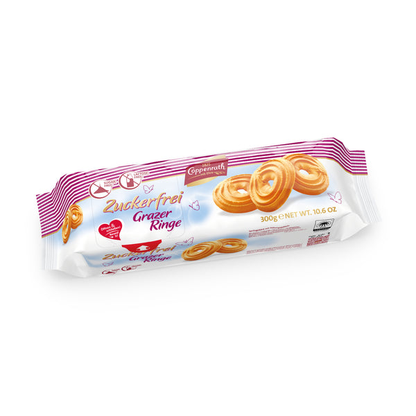 Coppenrath Grazer Ringe, Sugar Free and Lactose Free 300g