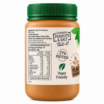 Mother Earth Peanut Butter Smooth Unsalted