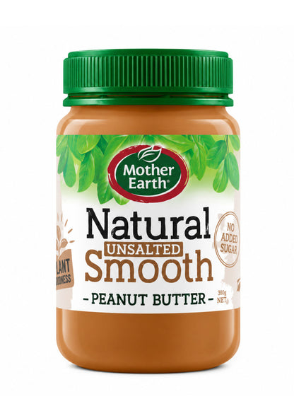 Mother Earth Peanut Butter Smooth Unsalted