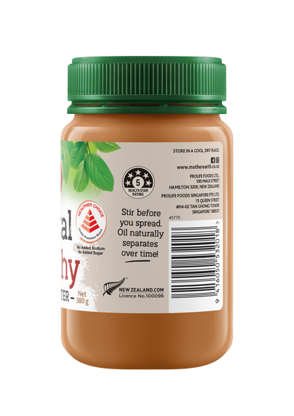 Mother Earth Peanut Butter Unsalted Crunchy