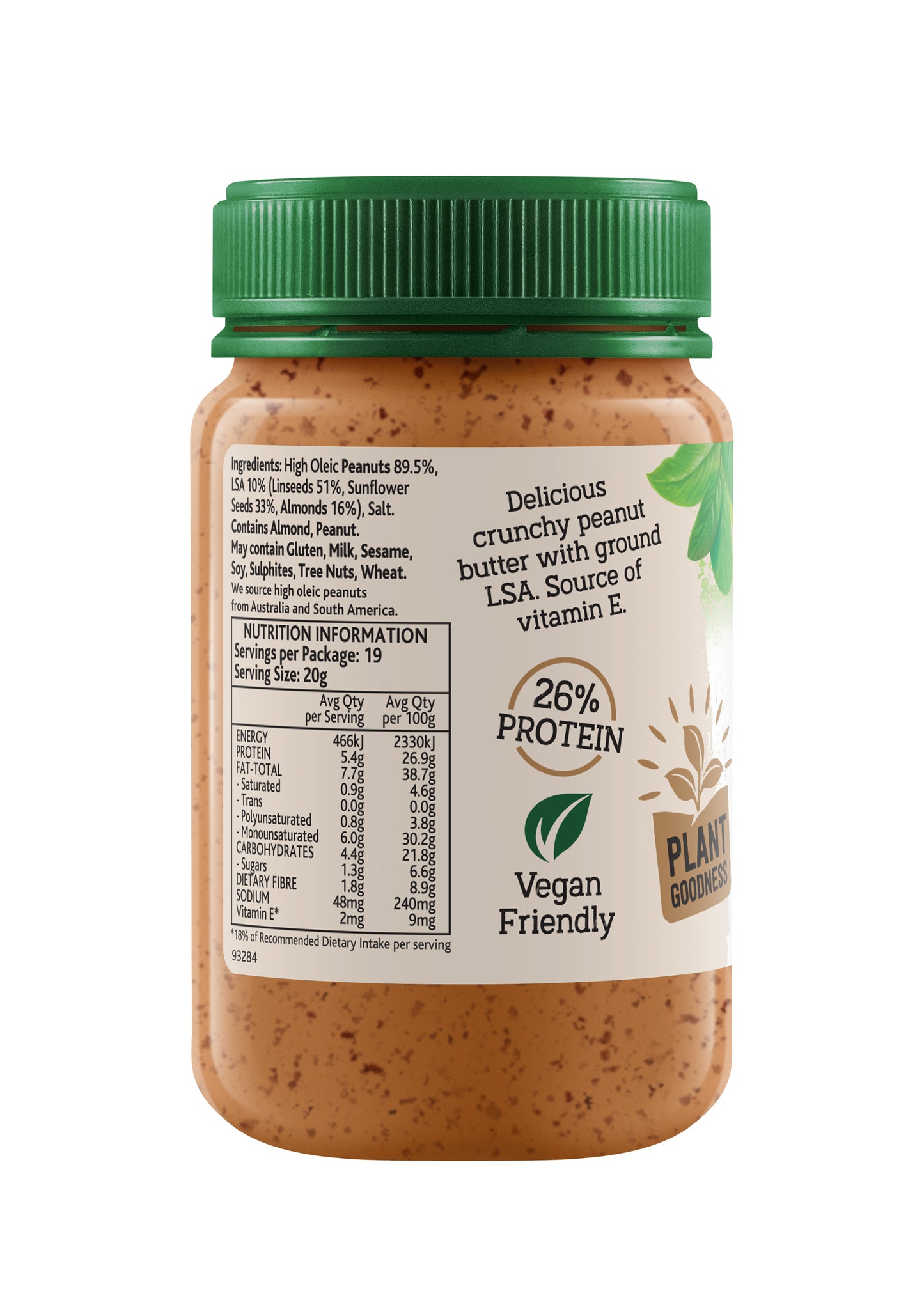 Mother Earth Peanut Butter LSA Blend