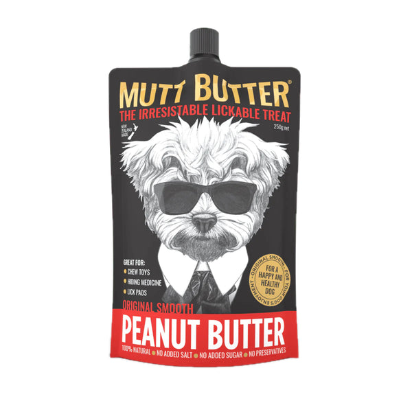 Mutt Butter Squeezy Peanut Butter Original Smooth