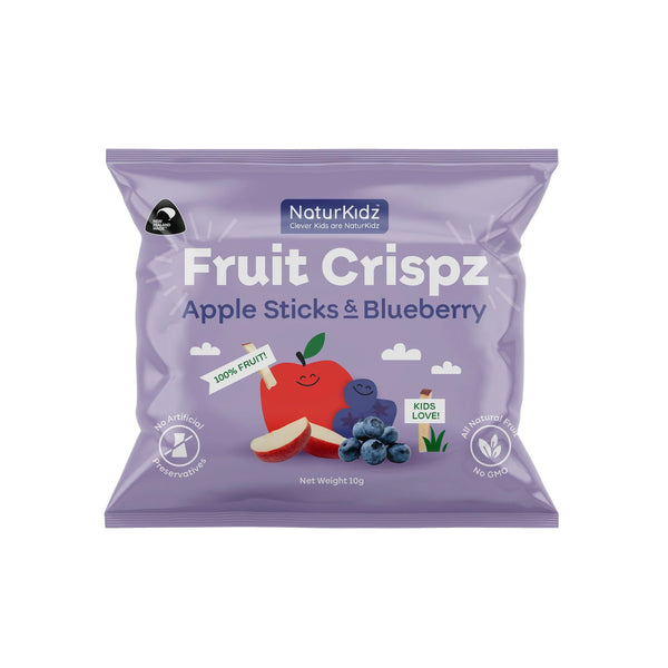 NaturKidz Fruit Crispz - Apple Sticks & Blueberry 10g