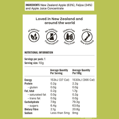 NaturKidz Fruit Crispz - Apple & Feijoa Sticks 10g