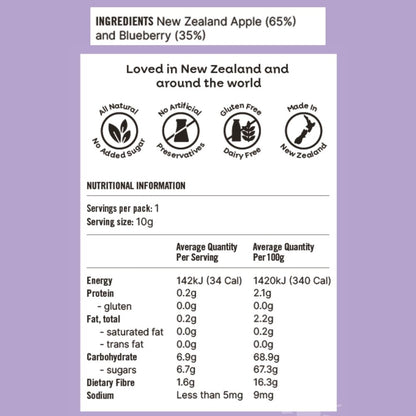 NaturKidz Fruit Crispz - Apple Sticks & Blueberry 10g