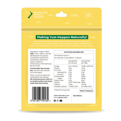 NaturKidz Yoghurt Meltz Banana 15G