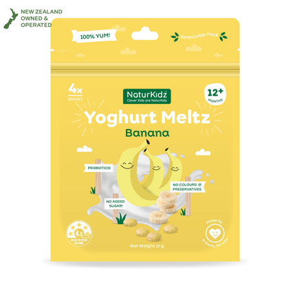 NaturKidz Yoghurt Meltz Banana 15G