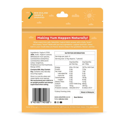 NaturKidz Yoghurt Meltz Mango 15G