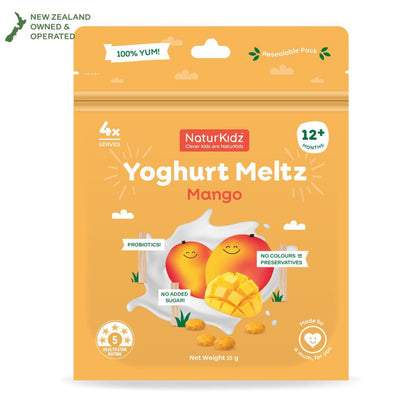 NaturKidz Yoghurt Meltz Mango 15G