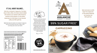 AVALANCHE 99% Sugar Free Cappuccino 160gm 10s - by Optimo Foods
