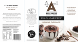 AVALANCHE 99% Sugar Free Drinking Chocolate 200gm 10s - by Optimo Foods