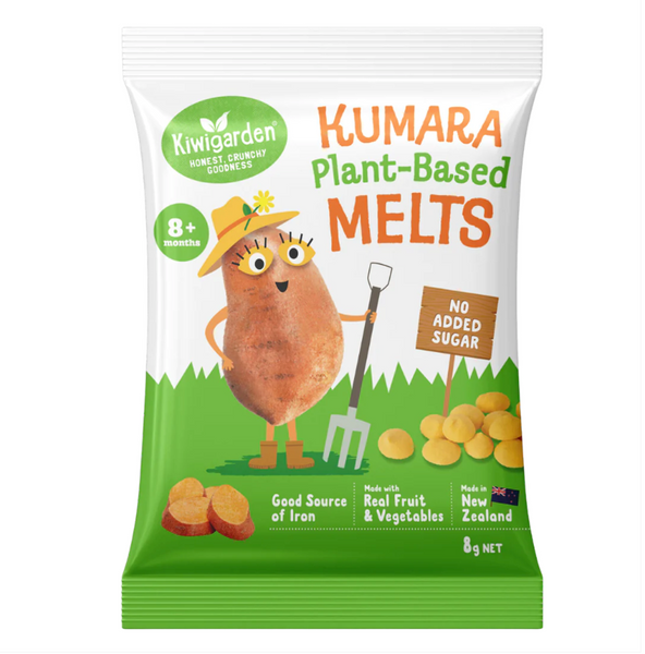 KIWIGARDEN Freeze Dried Kumara Plant-Based Melts - by Optimo Foods