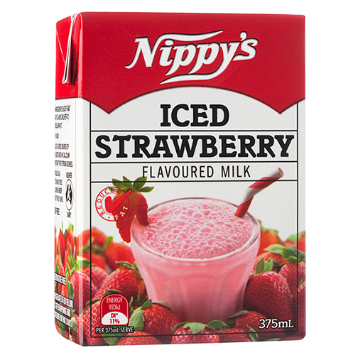 NIPPY'S UHT Milk Iced Strawberry - by Optimo Foods
