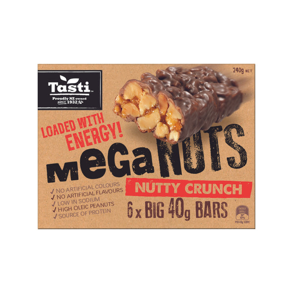 Tasti MegaNut Nutty Crunch Bars 240g