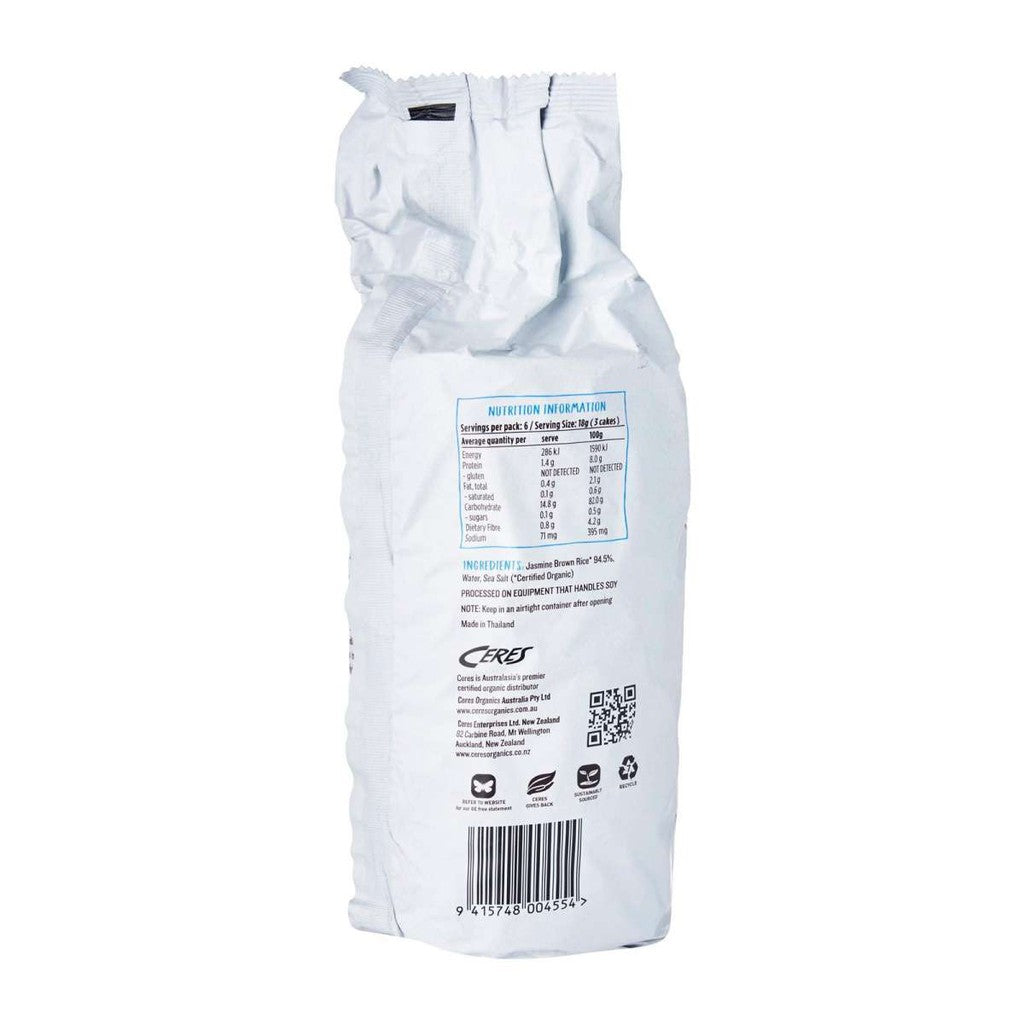 Ceres Organics Brown Rice Cakes Original