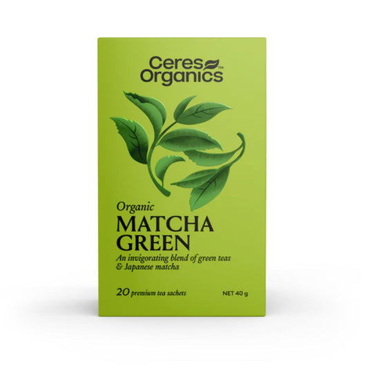Ceres Organics Organic Matcha Green Tea 20 Bags