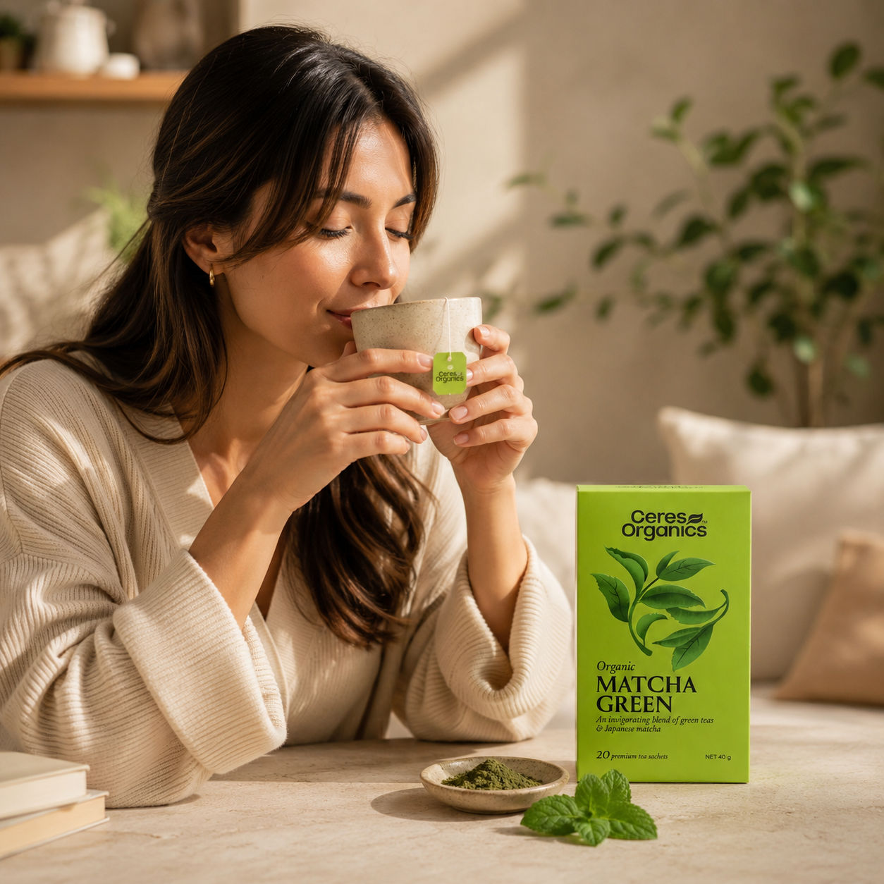 Ceres Organics Organic Matcha Green Tea 20 Bags