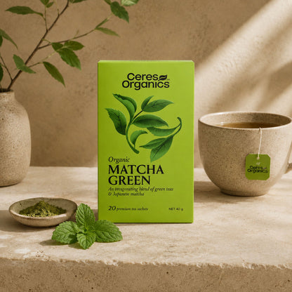 Ceres Organics Organic Matcha Green Tea 20 Bags