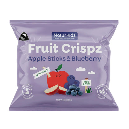 NaturKidz Fruit Crispz - Apple Sticks & Blueberry 10g