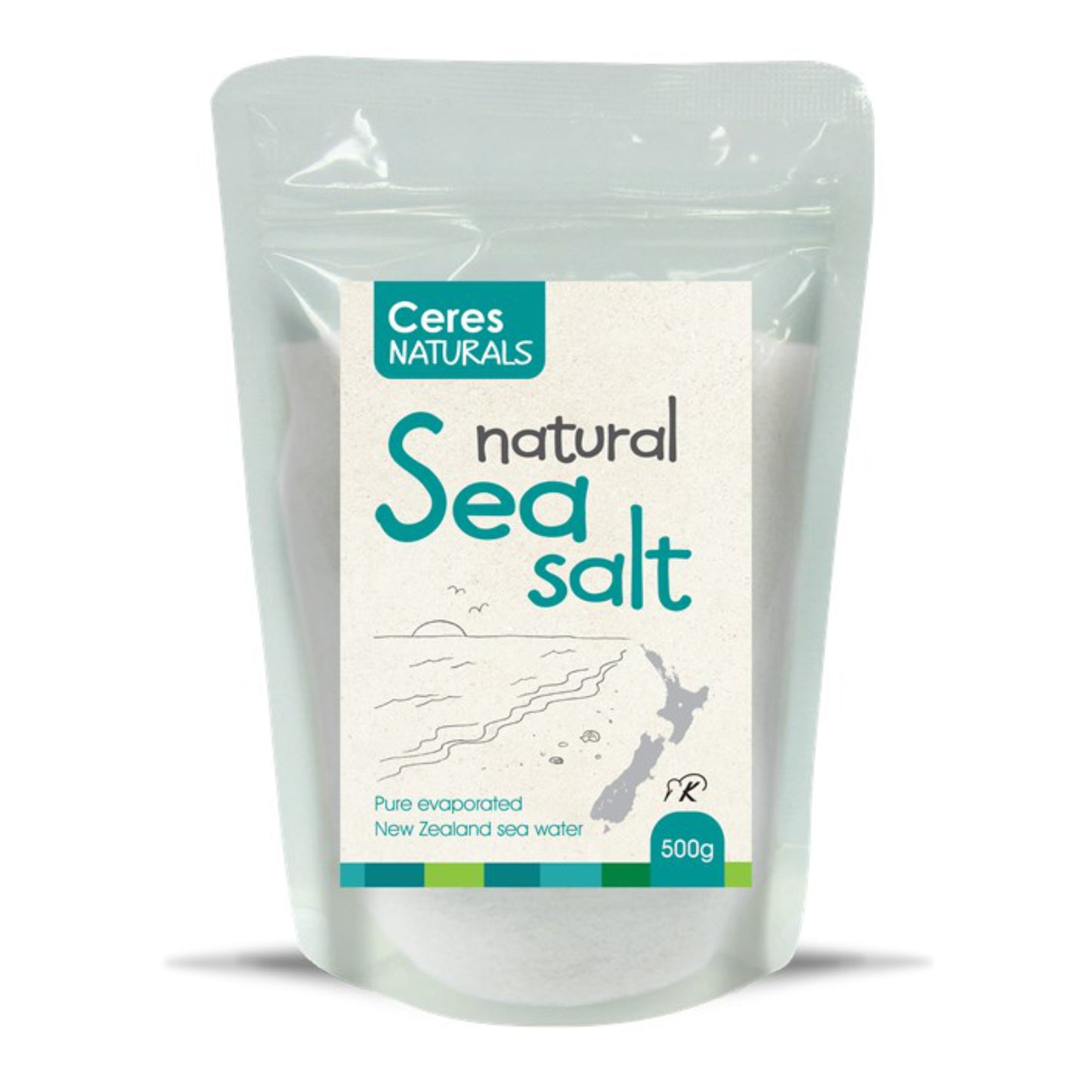 Ceres Organics Naturals Sea Salt Pure Evaporated New Zealand Sea Water 500g