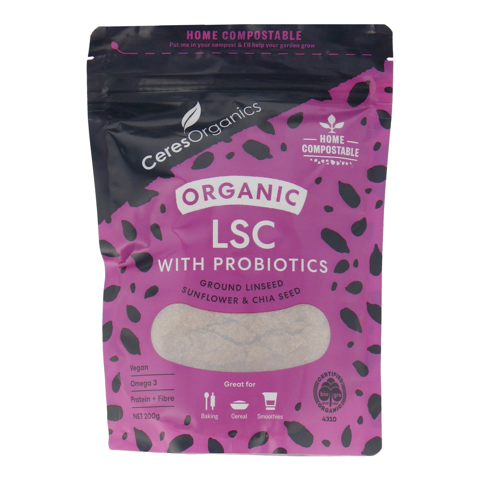 Ceres Organic Linseed, Sunflower and Chia Seed with Probiotic