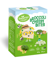 Kiwigarden Freeze Dried Baby Snacks Cheesy Bites with Broccoli (No Added Sugar)