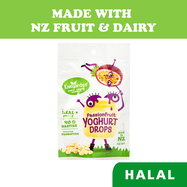 Kiwigarden Freeze Dried Baby Snacks Passionfruit Yoghurt Drops