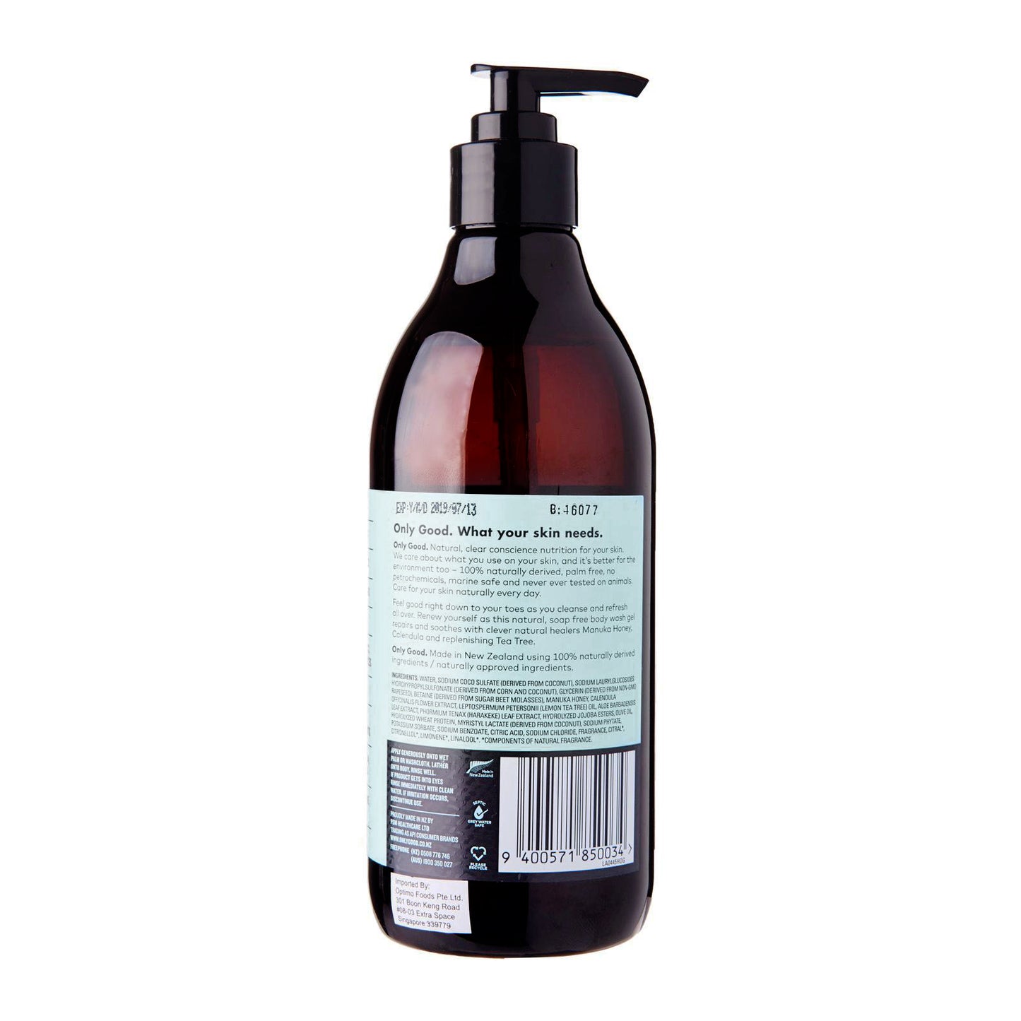 Only Good Natural Paraben Free Body Wash Healing