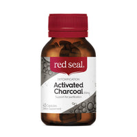 Red Seal Activated Charcoal 300mg Support for Purification 45s