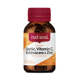 Red Seal Garlic, Vitamin C, Echinacea & Zinc Potent Immunity Blend 50s