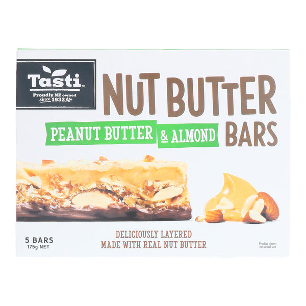 Tasti Peanut Butter and Almond Bars Snack Bar
