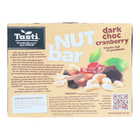 Tasti Nut Bars Dark Choc Cranberry snack bary snack bar