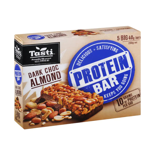 Tasti Protein Bars Dark Choc Almond 200g